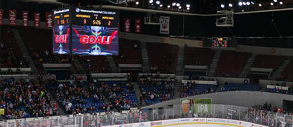 Memorial Coliseum UEV Banner