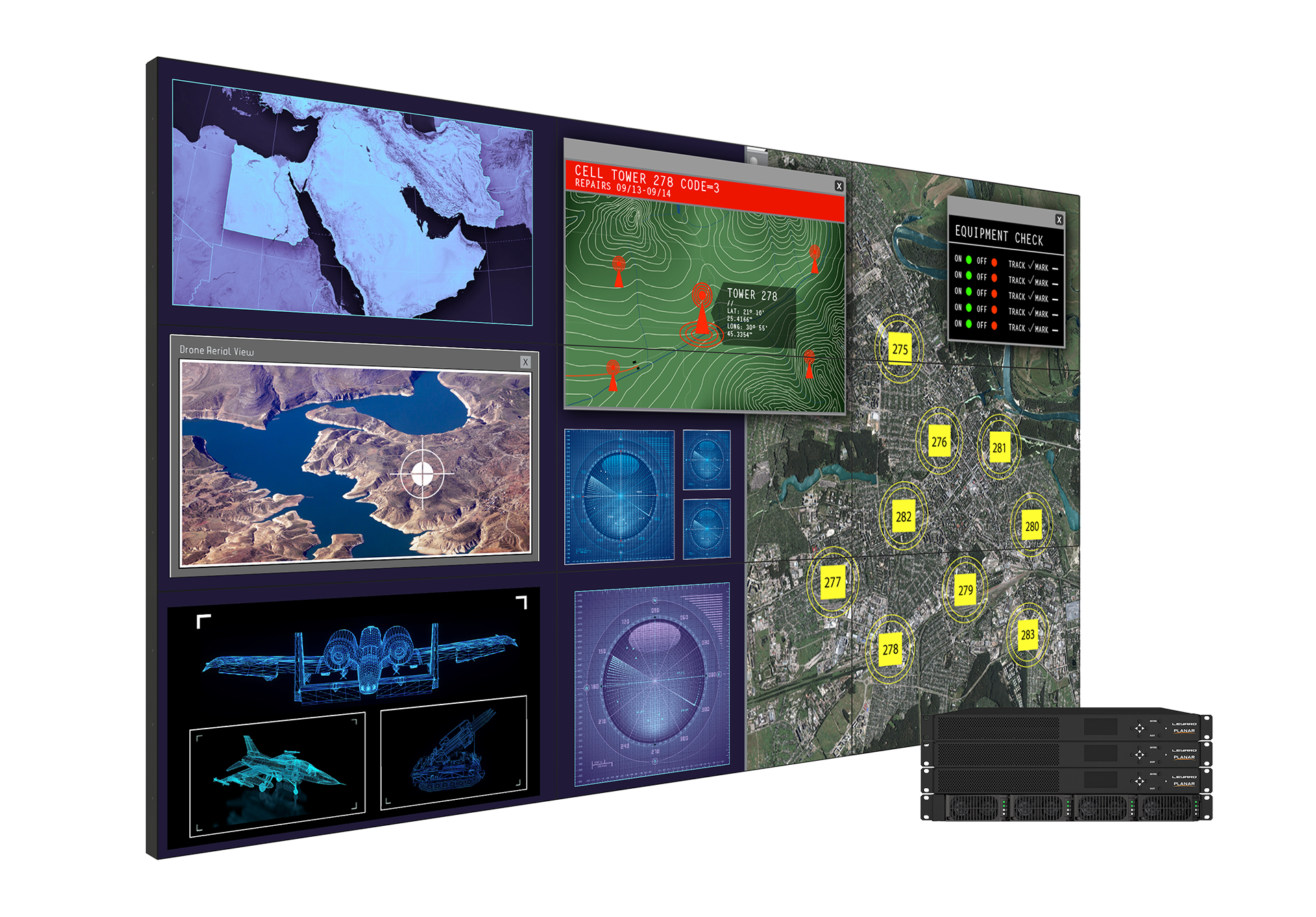 Clarity Matrix G3 LCD Video Wall System Planar