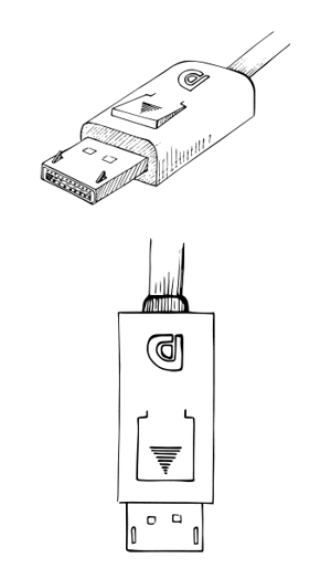 DisplayPort 1.4 Cable diagram