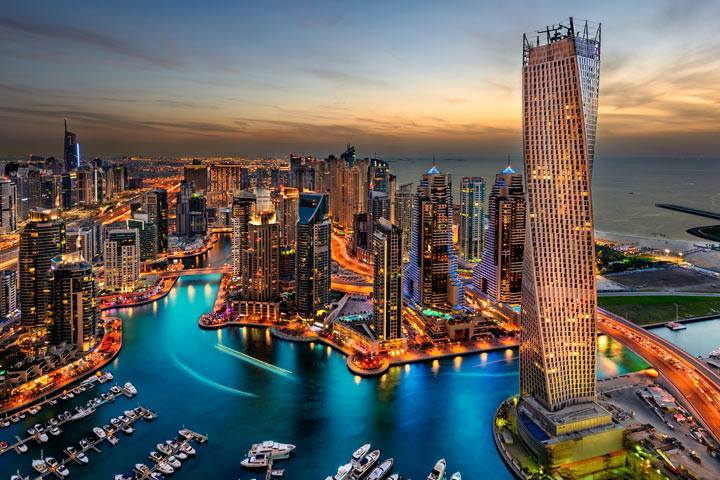 Dubai, UAE Skyline