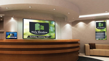 Digital Signage For Churches And Houses Of Worship Planar