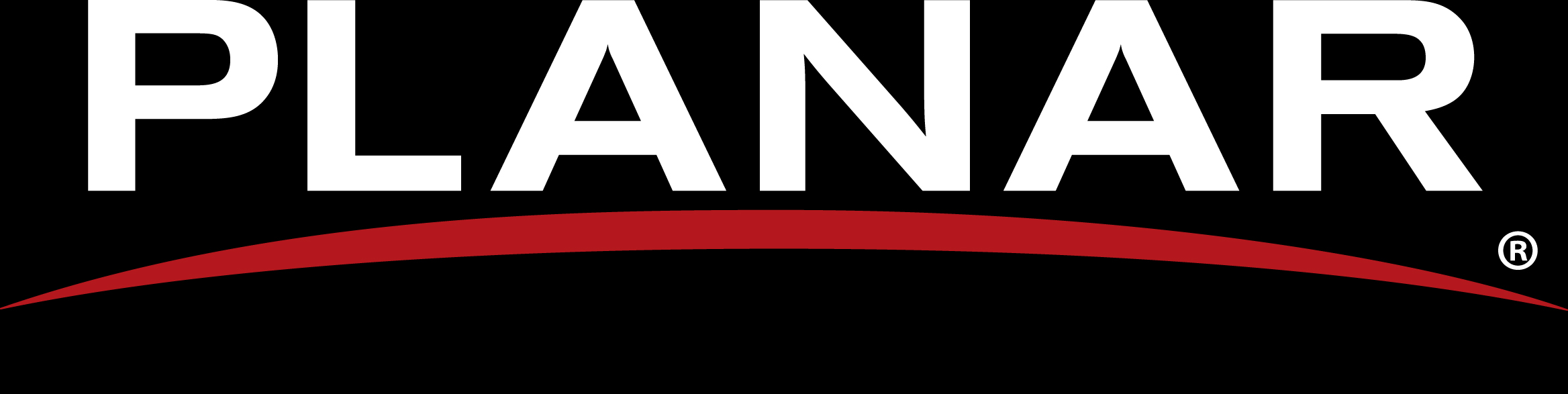 Reversed Planar EPS logo, red arc