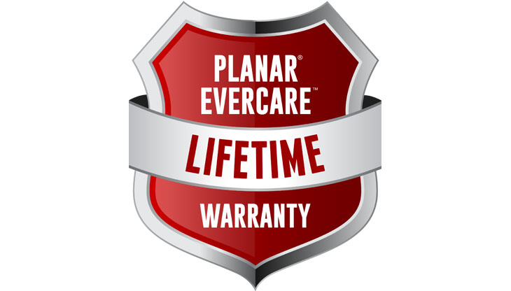 Planar Evercare Lifetime Warranty 730X413