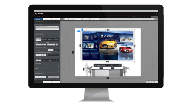 LED Video Wall Display Planar
