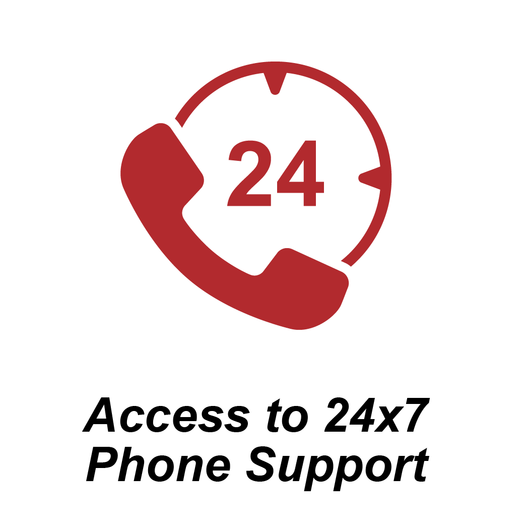 Access to 24x7 Phone Support