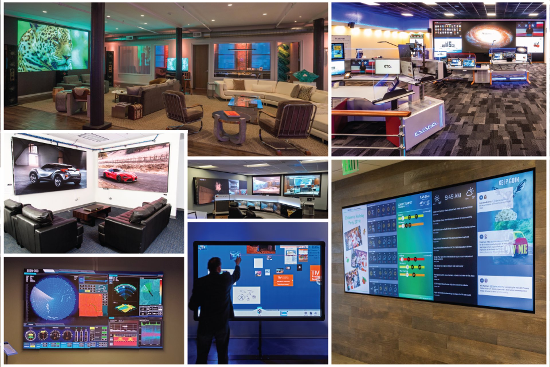 LCD & LED Digital Wall Displays & Signage Solutions | Planar
