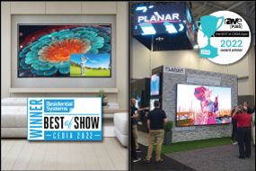 Planar Takes Home Two Best of Show Awards at CEDIA 2022