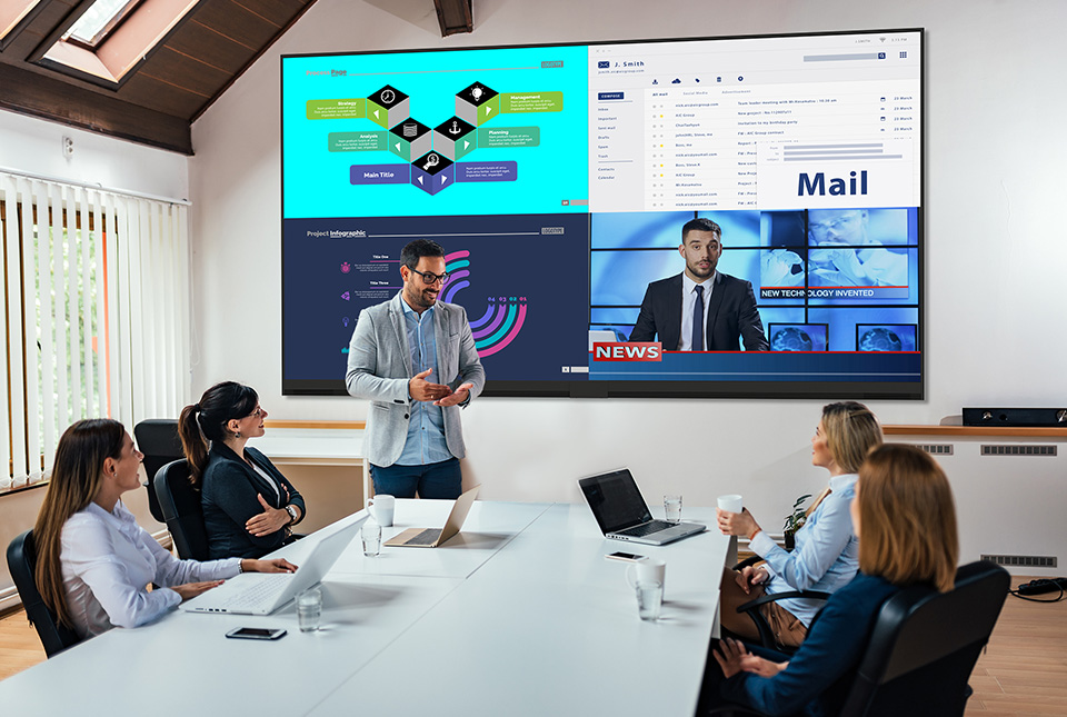 LCD & LED Digital Wall Displays & Signage Solutions | Planar