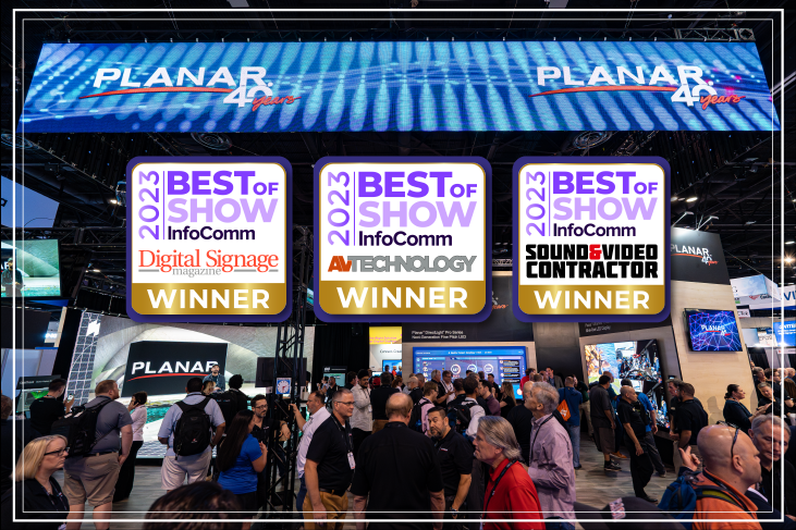 Planar Infocomm23 Awards News 730X486