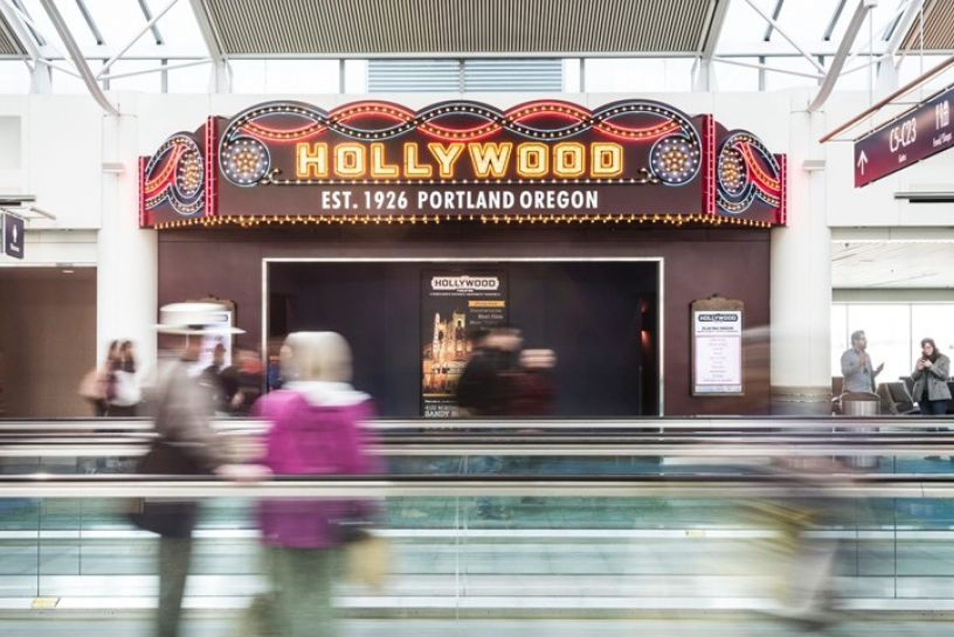 Hollywood Theater at Portland International Airport Image
