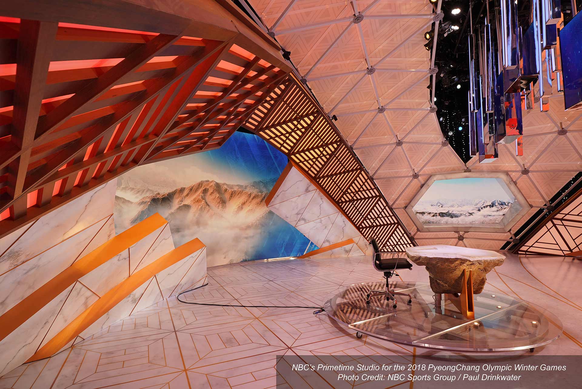 NBC Sports Olympic Studio Pyeongchang 2018 Image