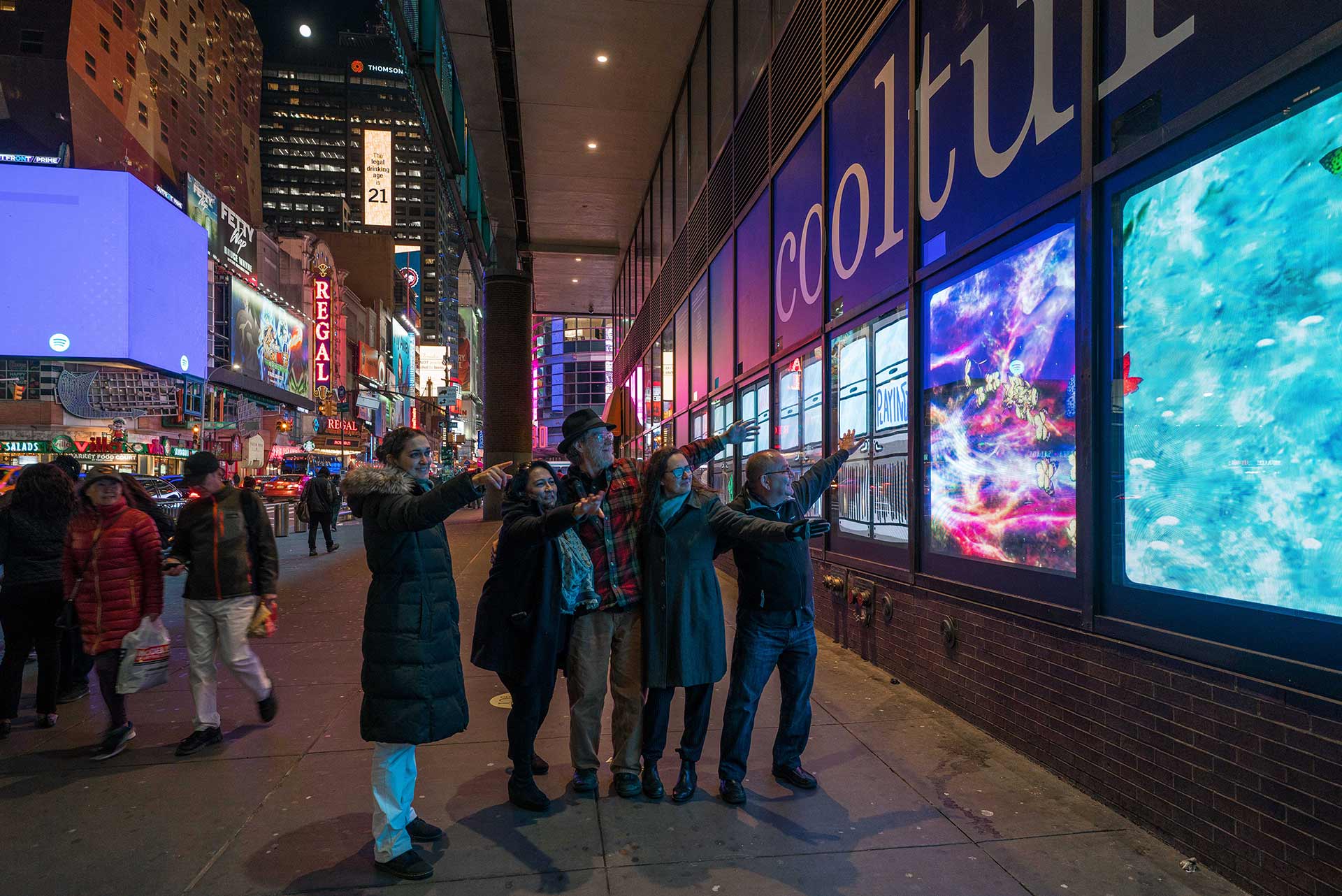 Coolture Impact at Times Square Image