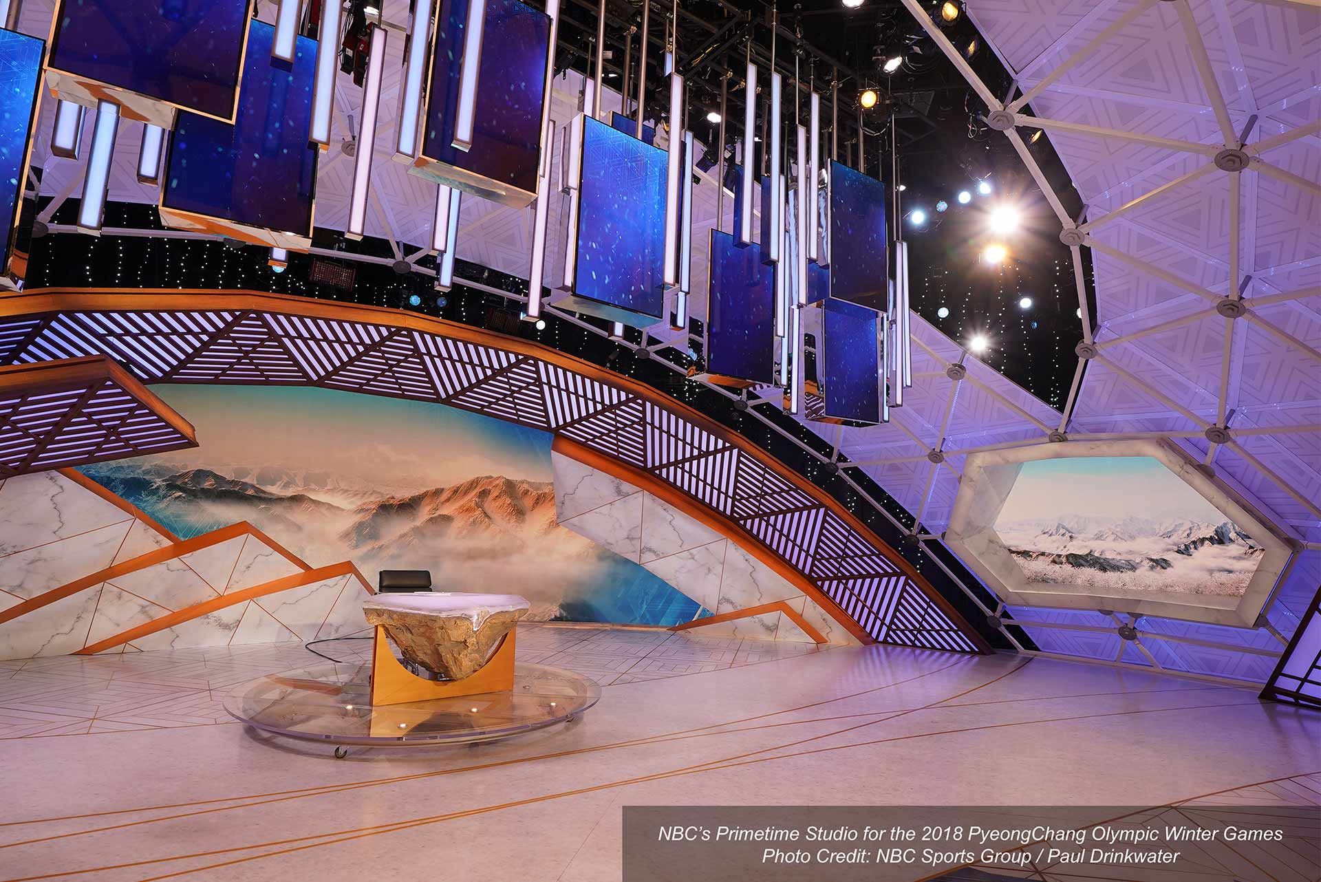 NBC Sports Olympic Studio Pyeongchang 2018 Image
