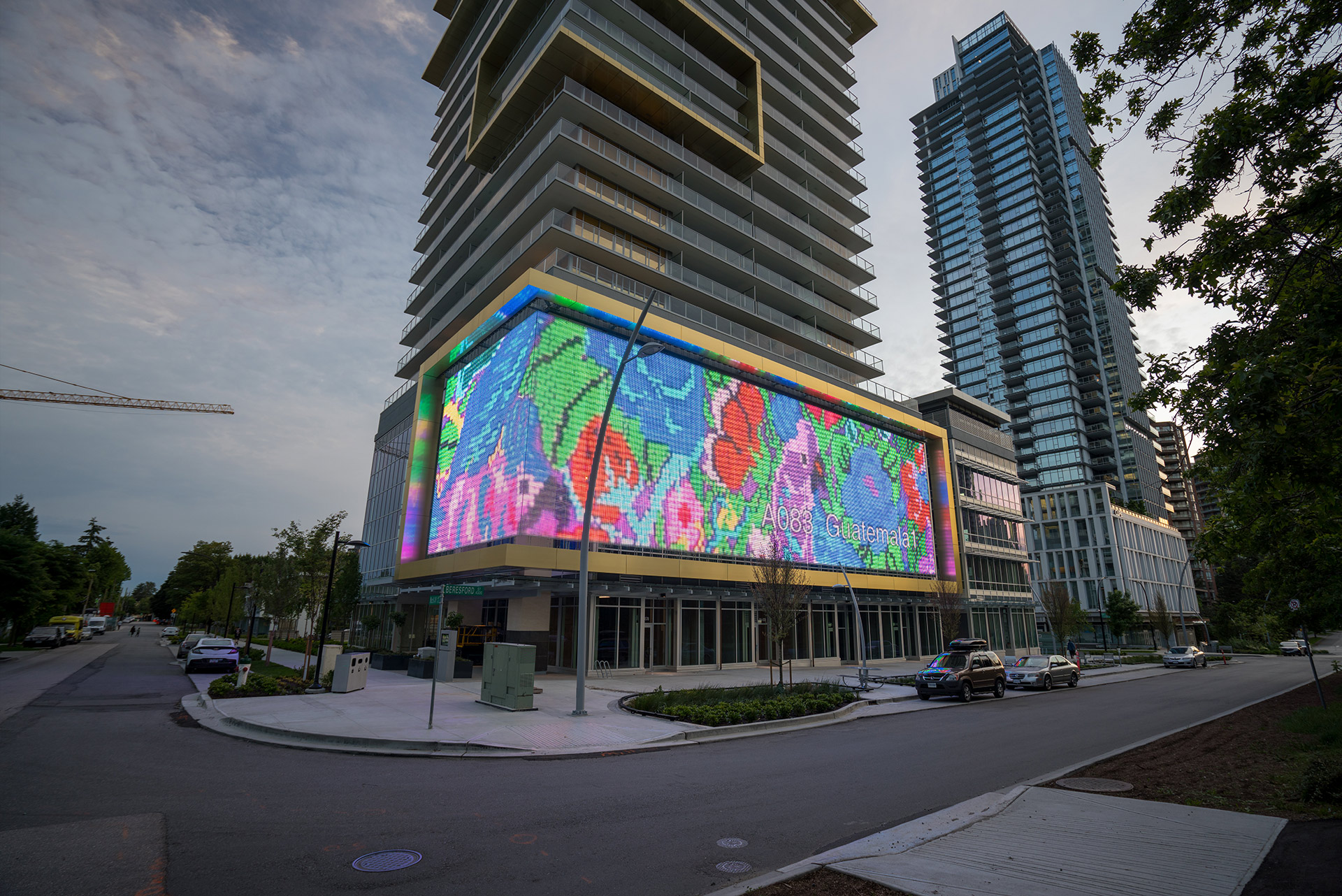 Gold House LED Public  Art Display  Image
