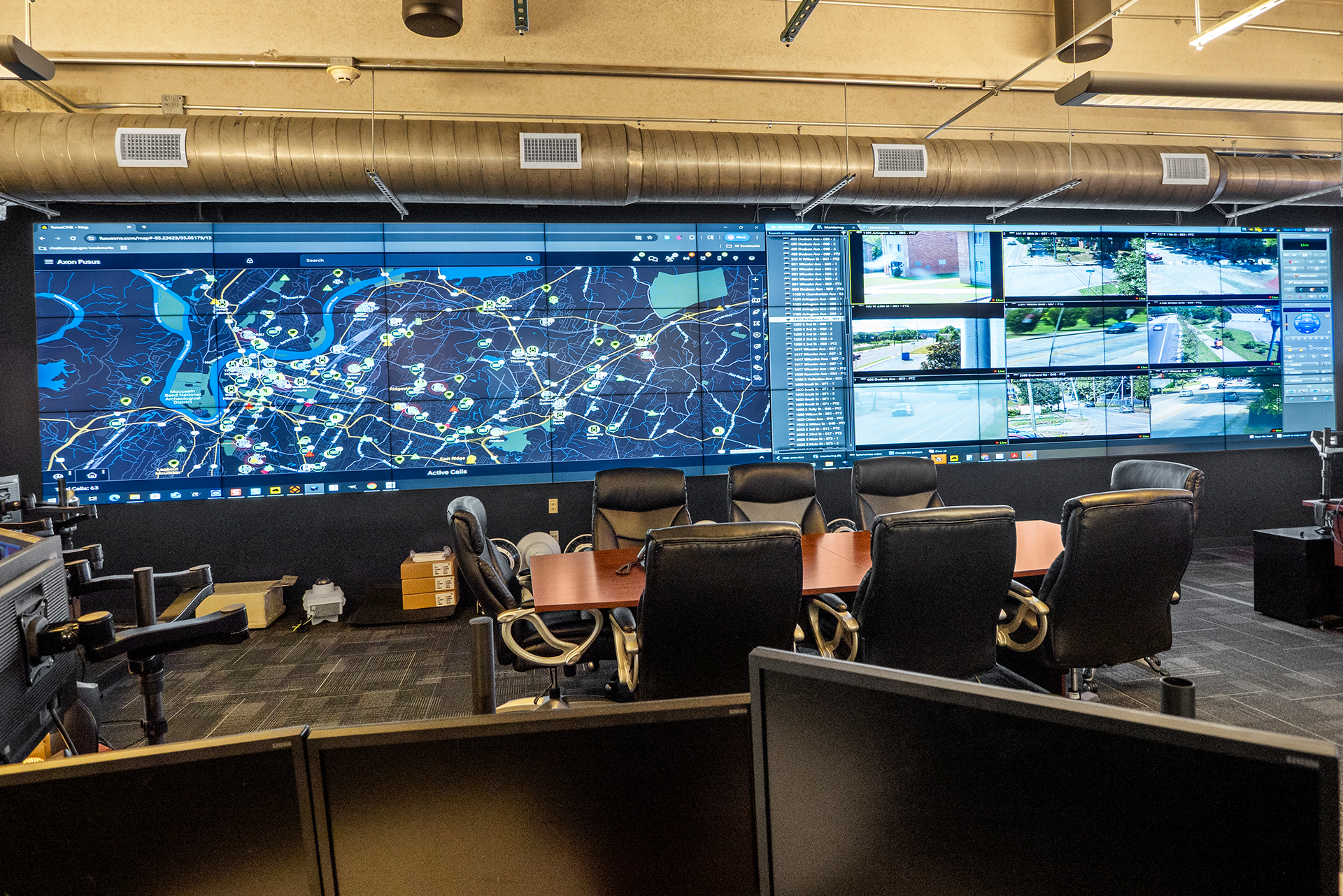 Chattanooga Police Department Real-Time Intelligence Center Image