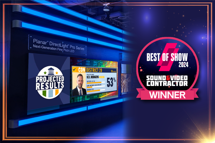 Planar S&VC NAB 24 Award DLP News 730X486 Image