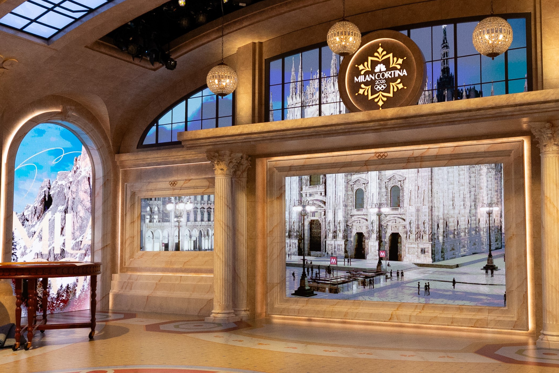 NBC Olympic Studio Milan Cortina 2026 Image